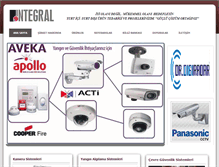 Tablet Screenshot of integralguvenlik.com